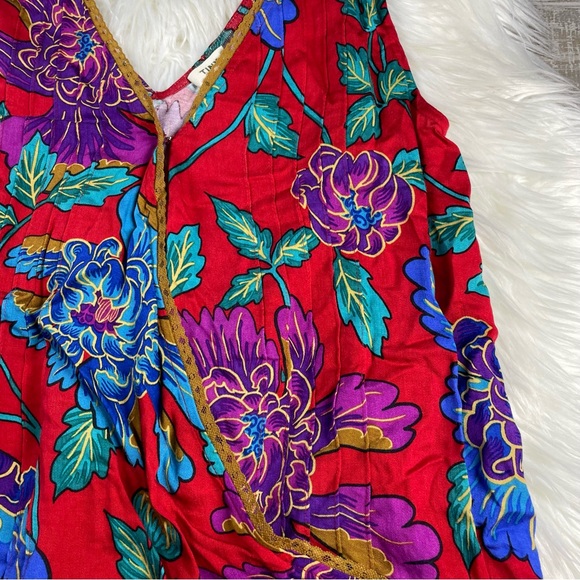 Anthropologie Tiny Rain-Scarf-Wrap Top Medium - Picture 5 of 7